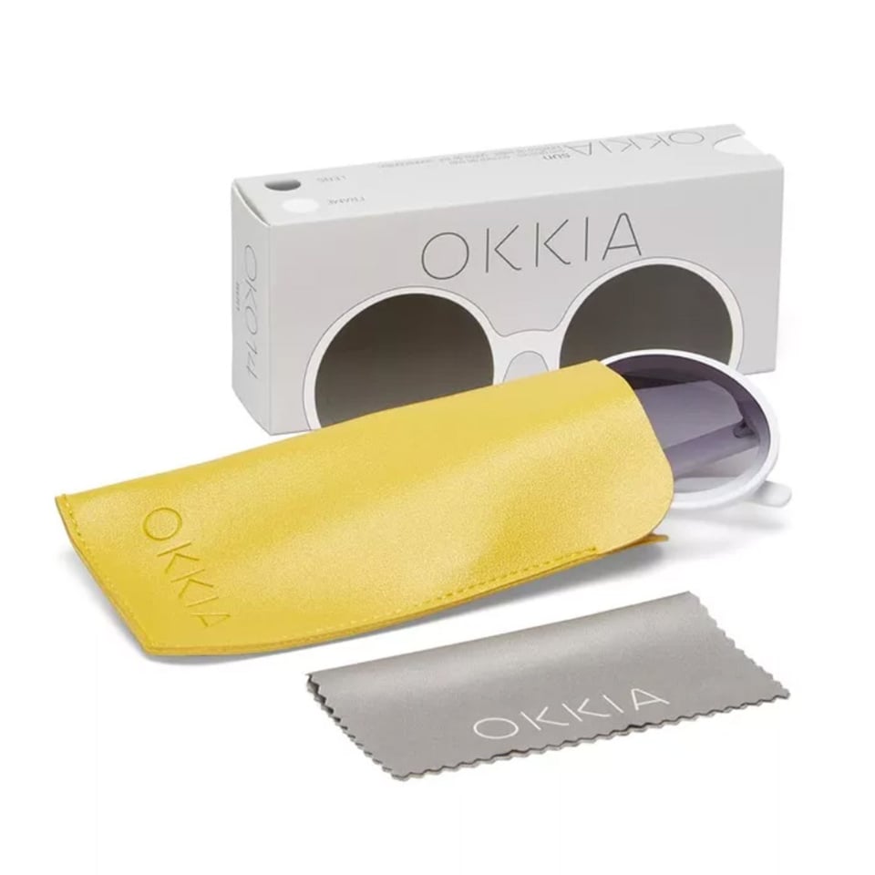 Zonnebril MONICA Round White OK014-OW