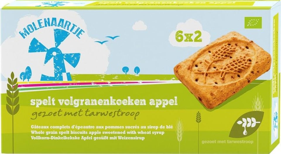 Spelt Volgranenkoeken Met Appel