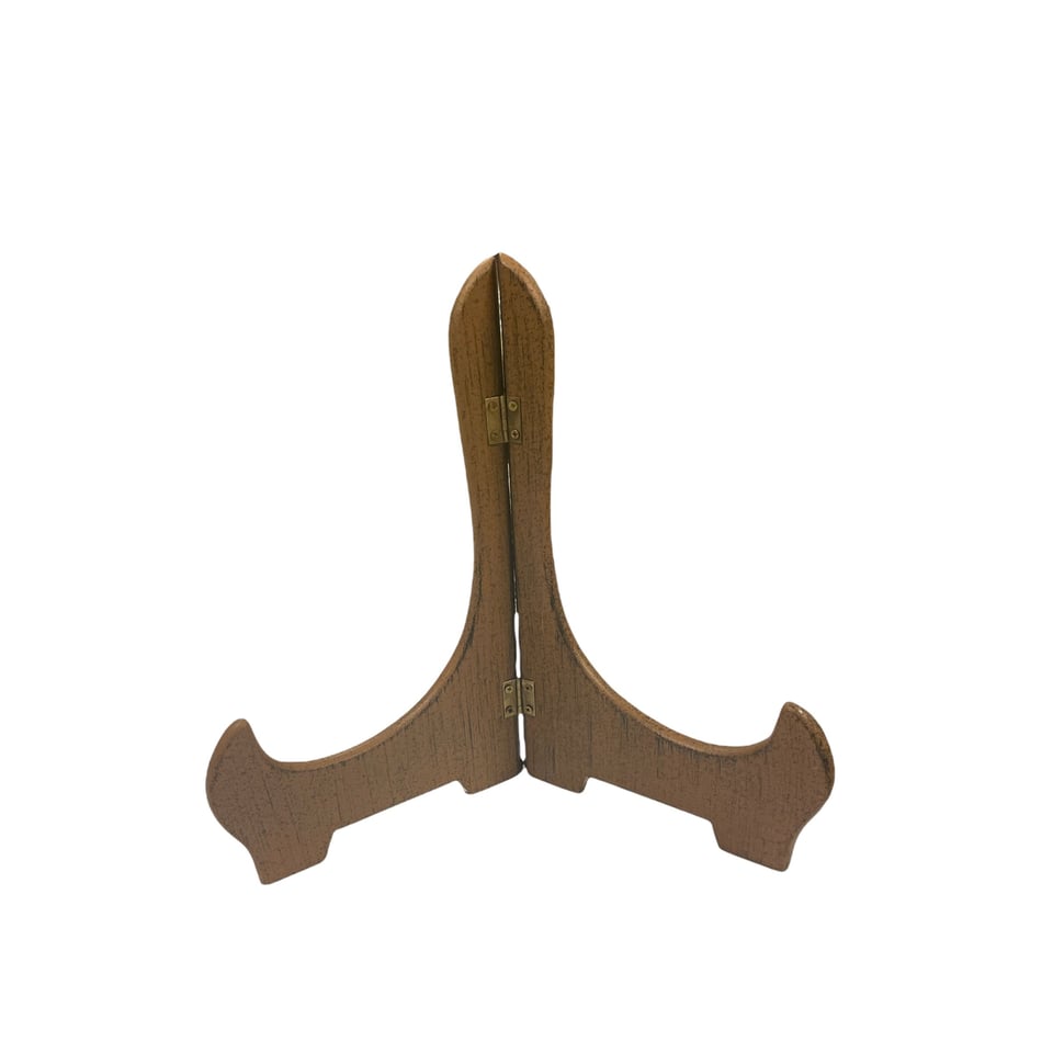 Bordenstandaard Klein Caramel Met Hout Structuur