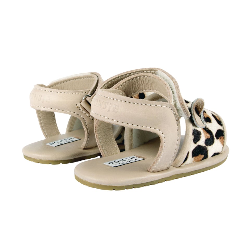 Donsje Alina Leopard Ivory Classic Leather