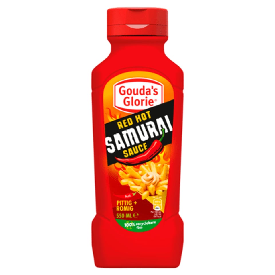 Gouda's Glorie Snacksaus Red Hot Samurai