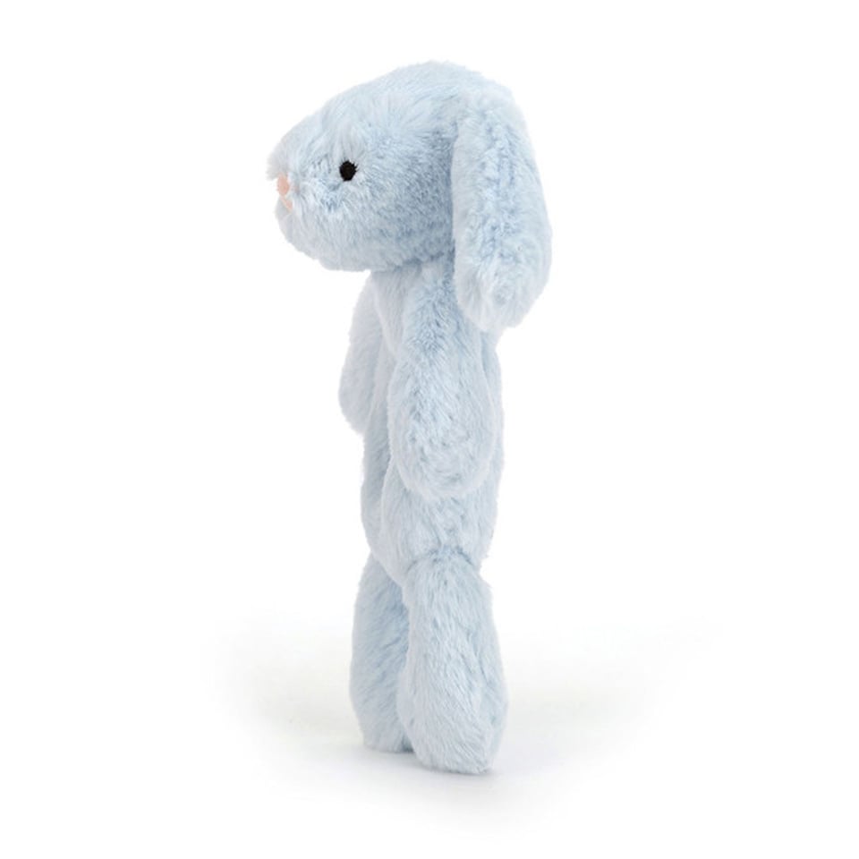 Jellycat Bashful Blauw Konijn Ring Rattle