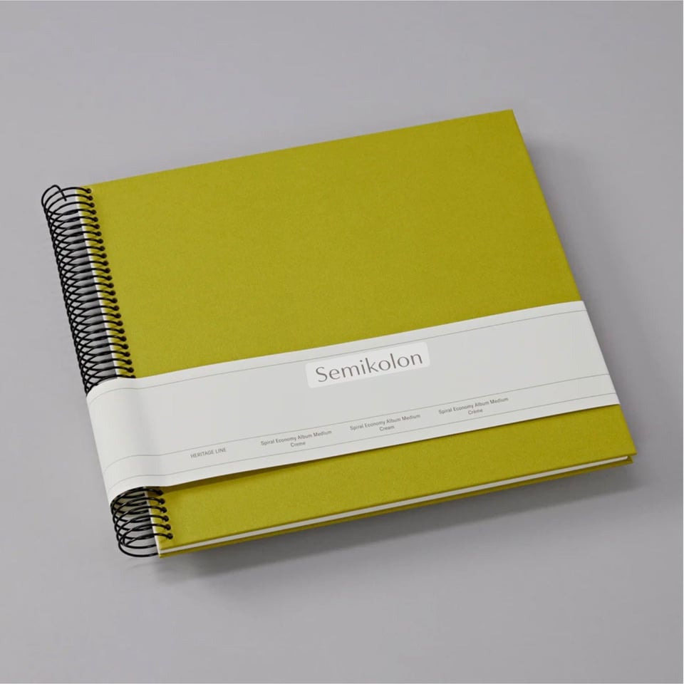 Semikolon Photo Album Spiral Economy Cream Medium