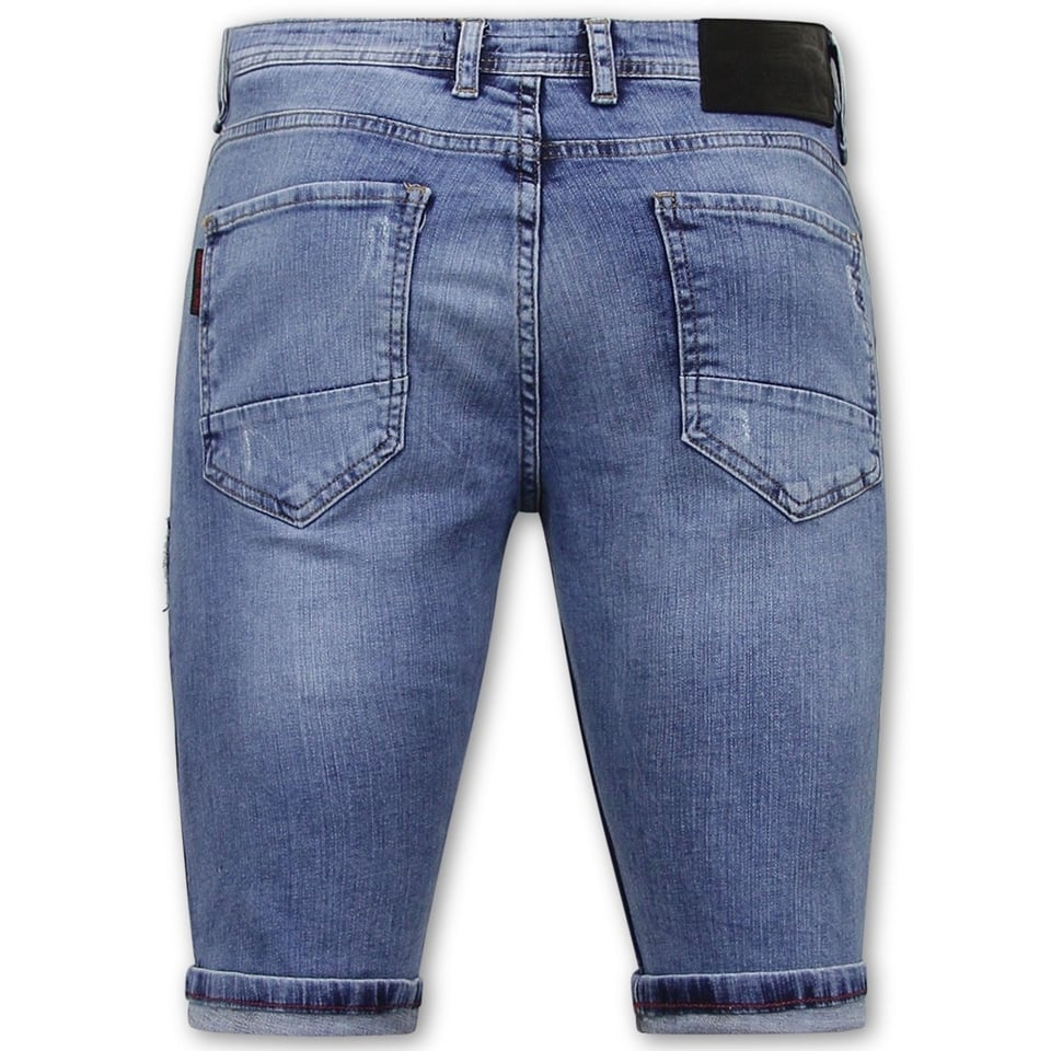 Exclusieve Korte Broek Heren Spijker - 1042 - Blauw