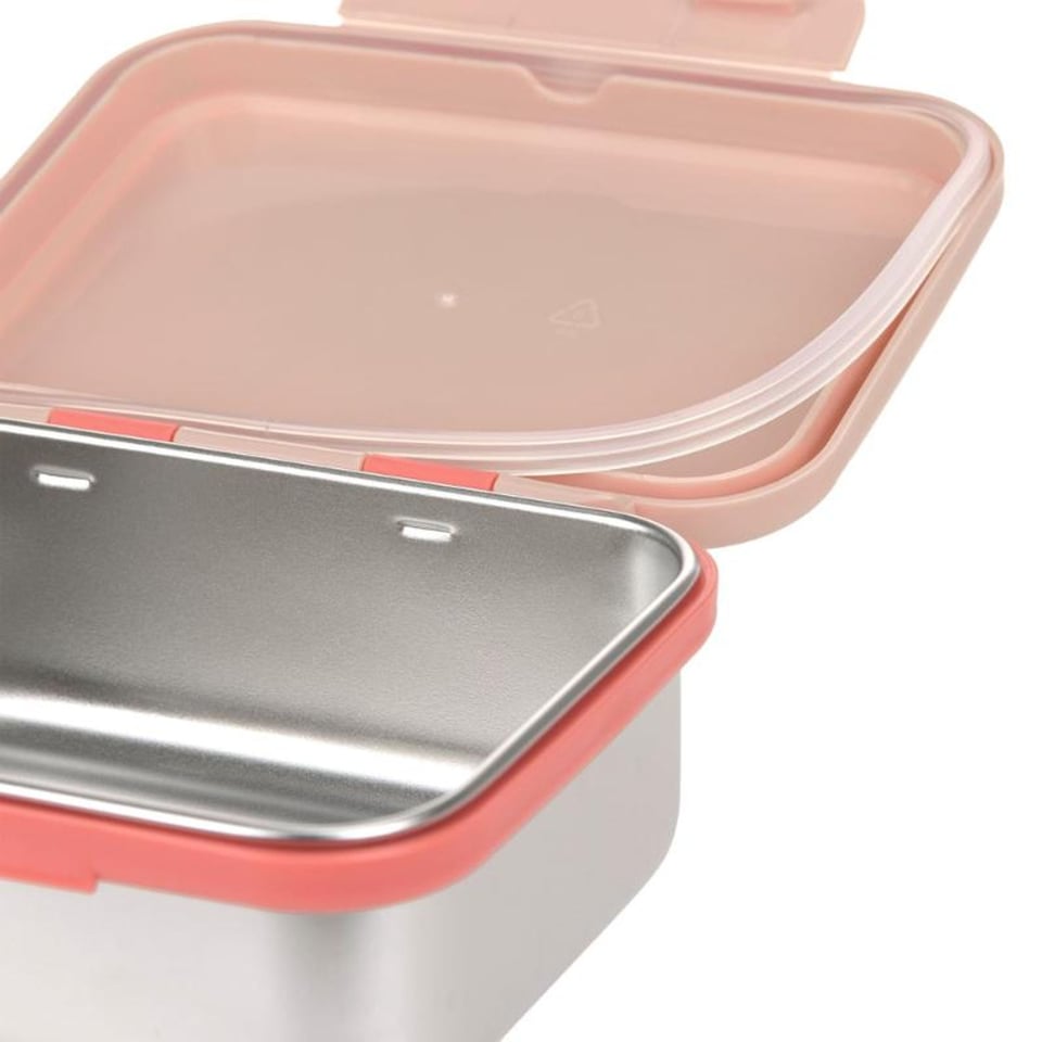 Lassig Stainless Steel Lunchbox Sunny Explorer Rose Pink