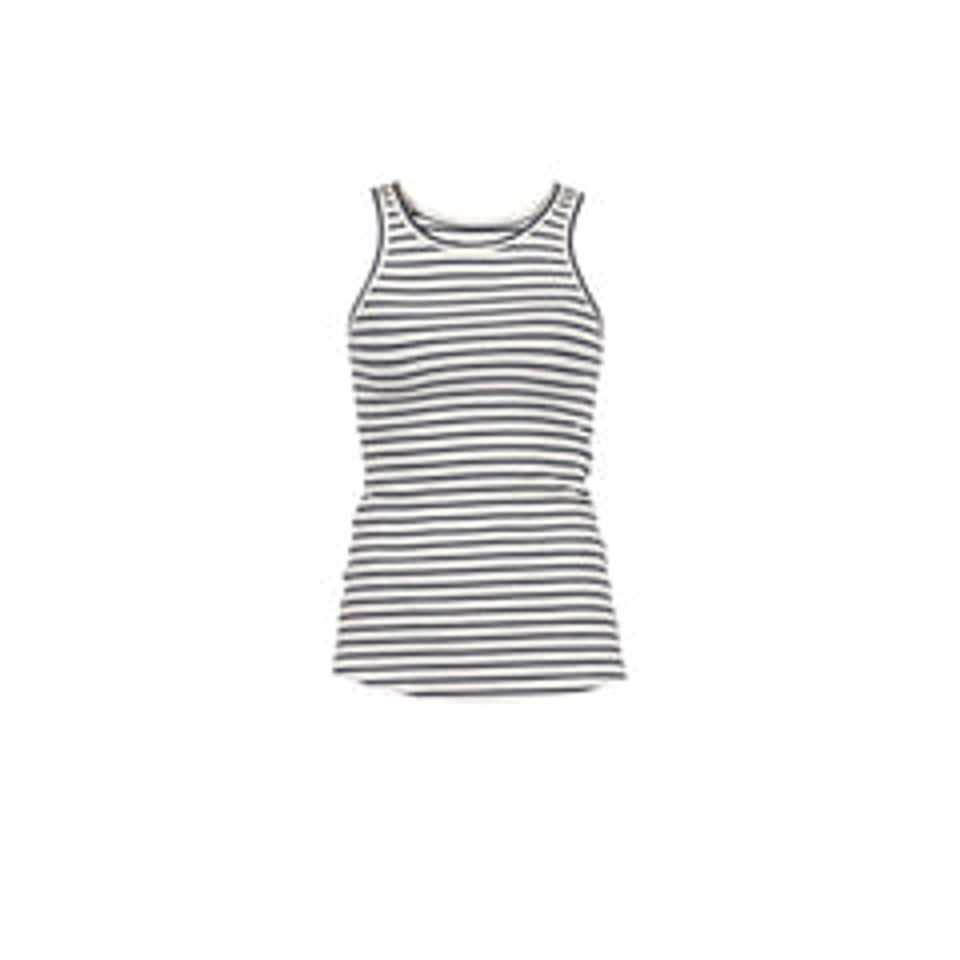 BLUE SOREL RIB TANK TOP