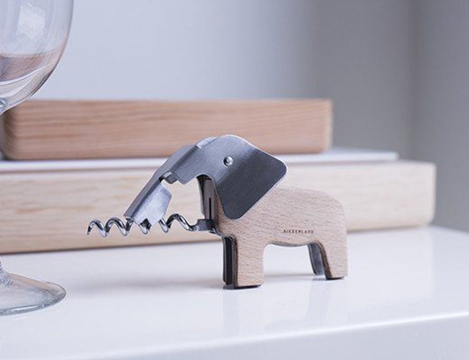 Kikkerland Elephant Corkscrew