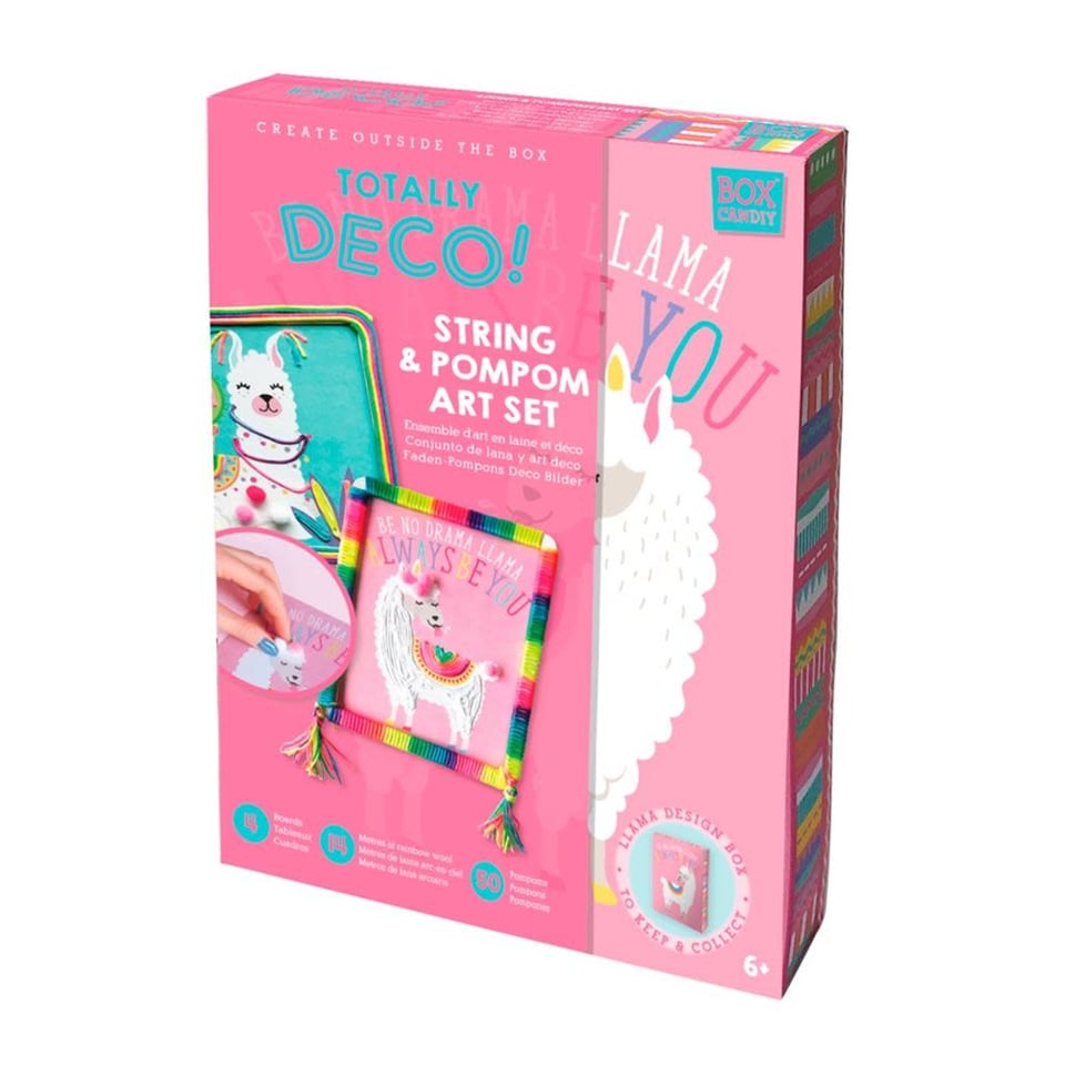 Box Candiy Totally Deco! Koord en Pompon Deco Set 6+