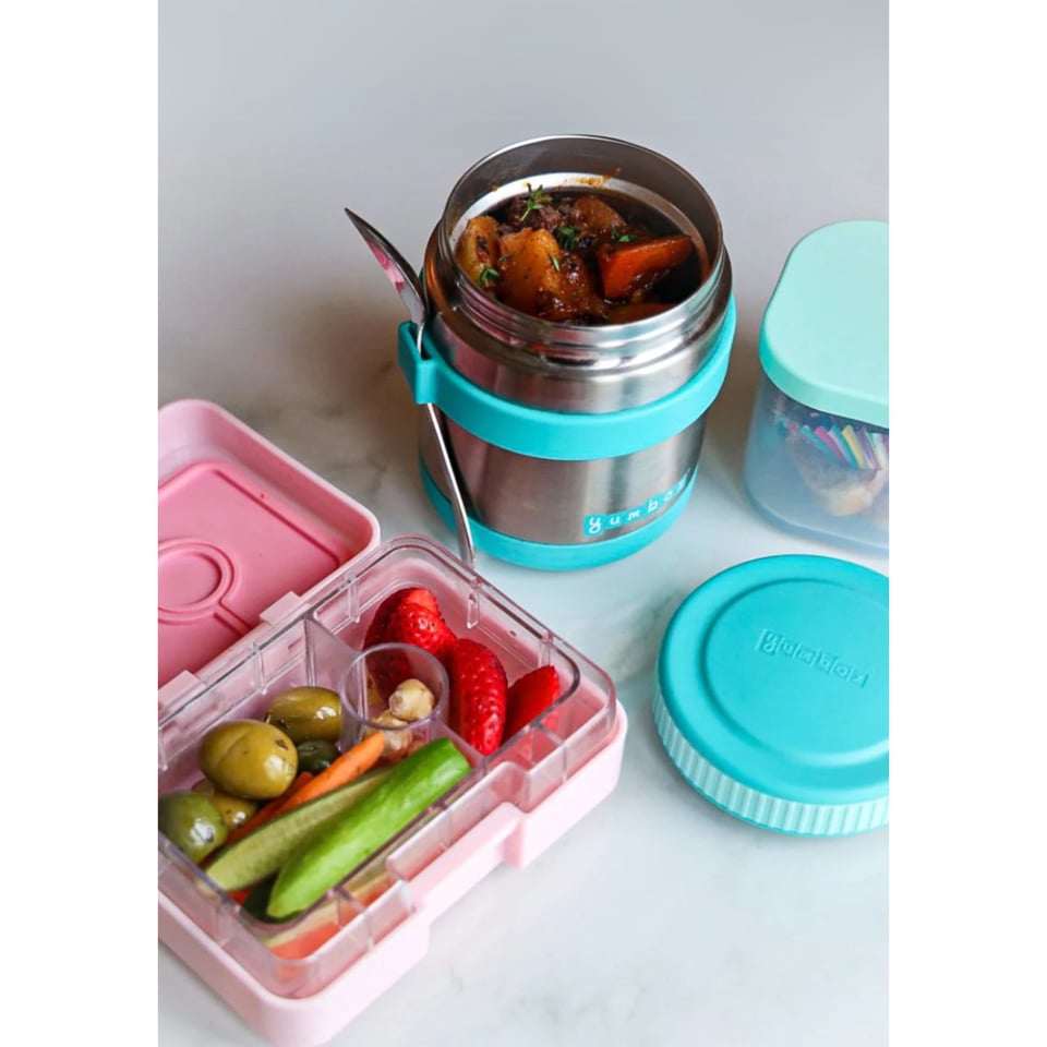 Yumbox Zuppa Caicos Aqua Met Lepel - Aqua