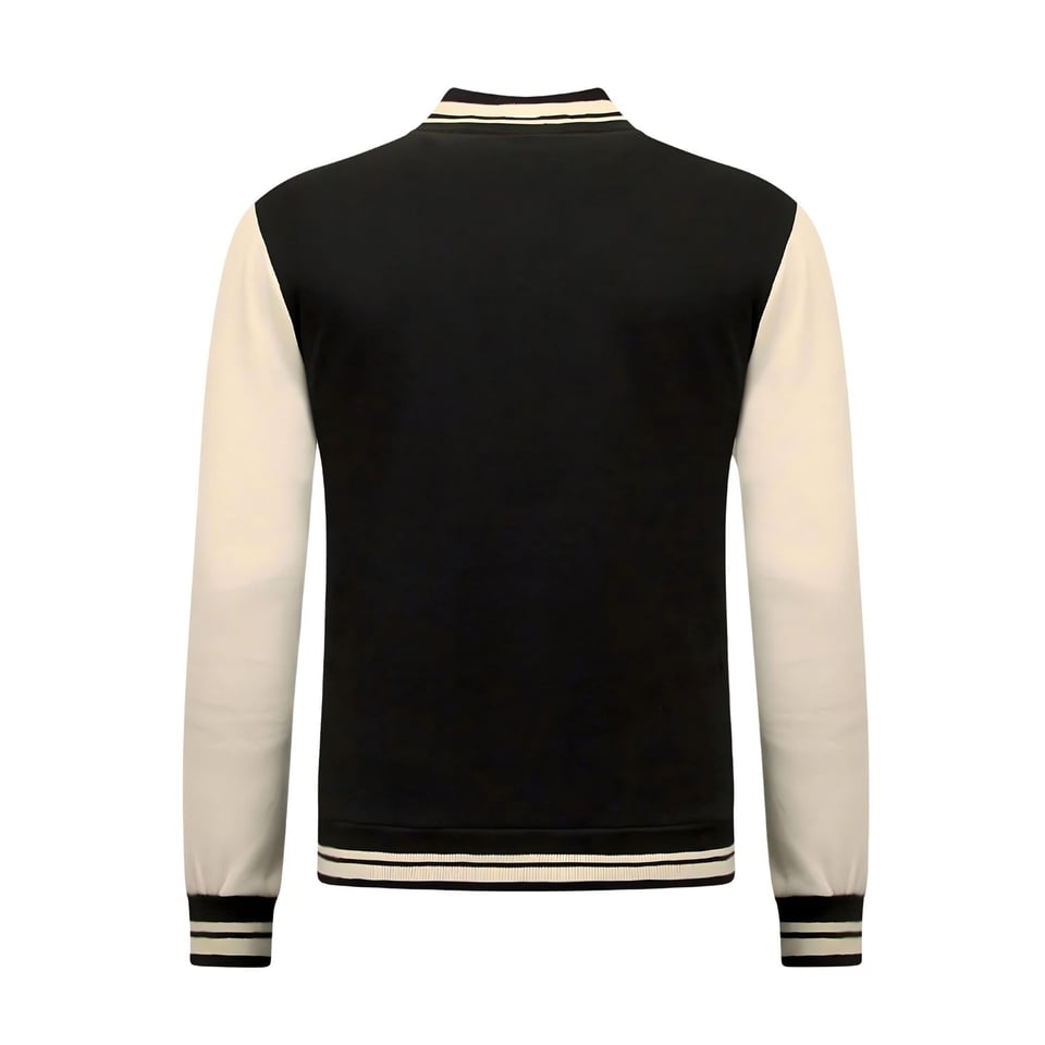 Baseball Jacket Heren Vintage - 7798 - Zwart