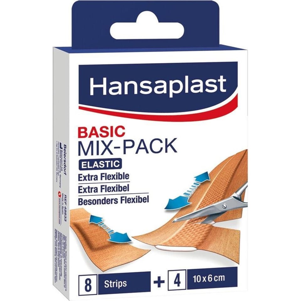 Hansaplast Basic Mix Pack Elas8+4st