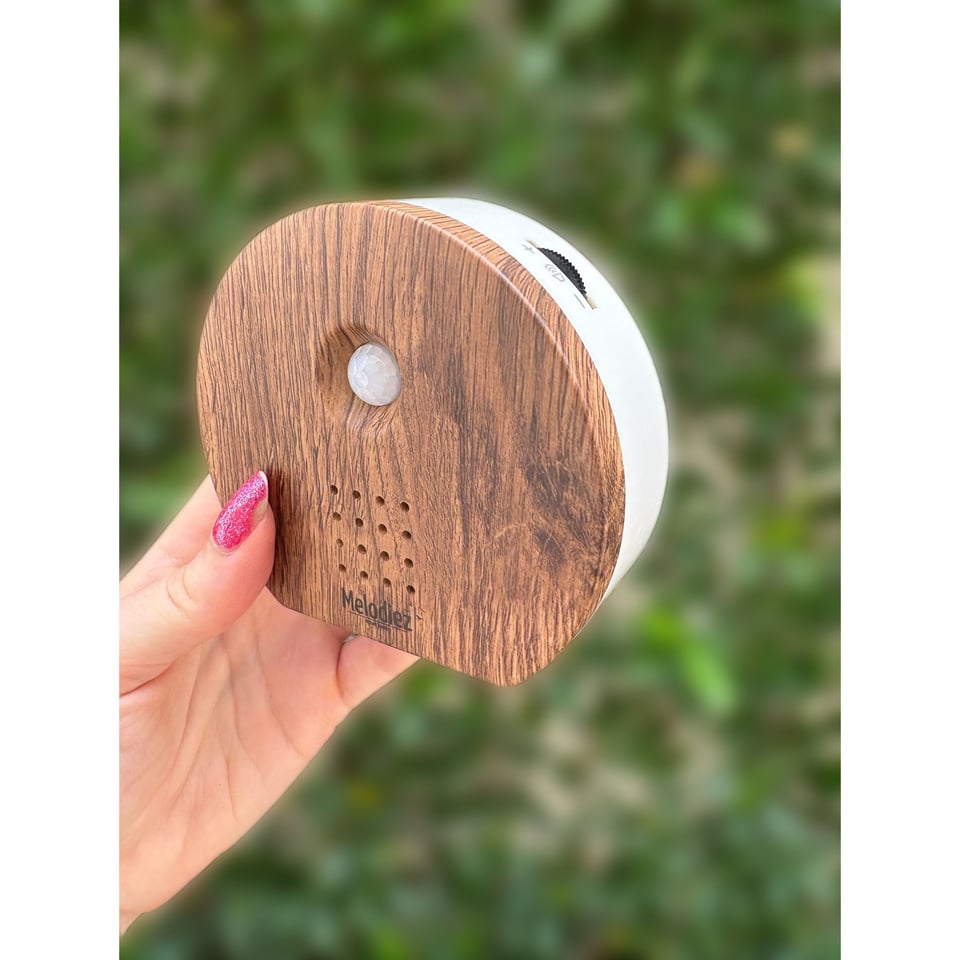 Melodiez Vogelhuisje Met Geluid Donker Hout