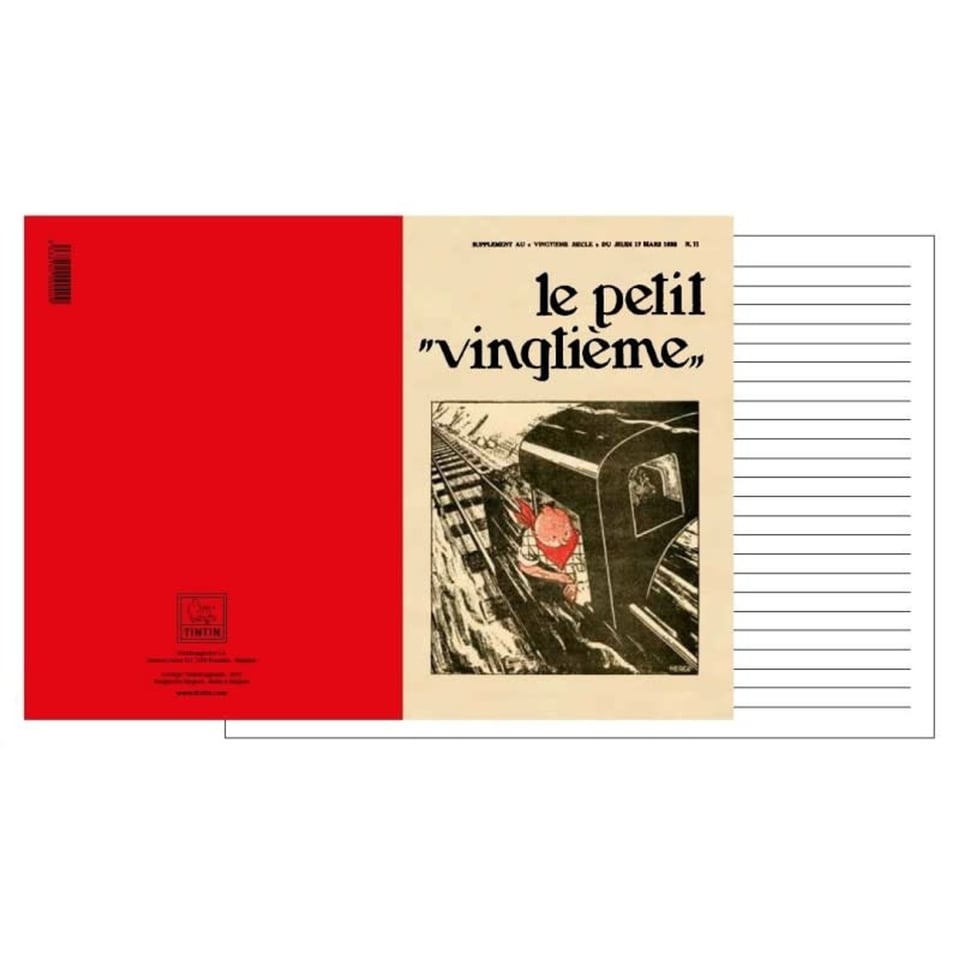 Kuifje Notitieboekje Groot - Le Petit Vingtième - Locomotief