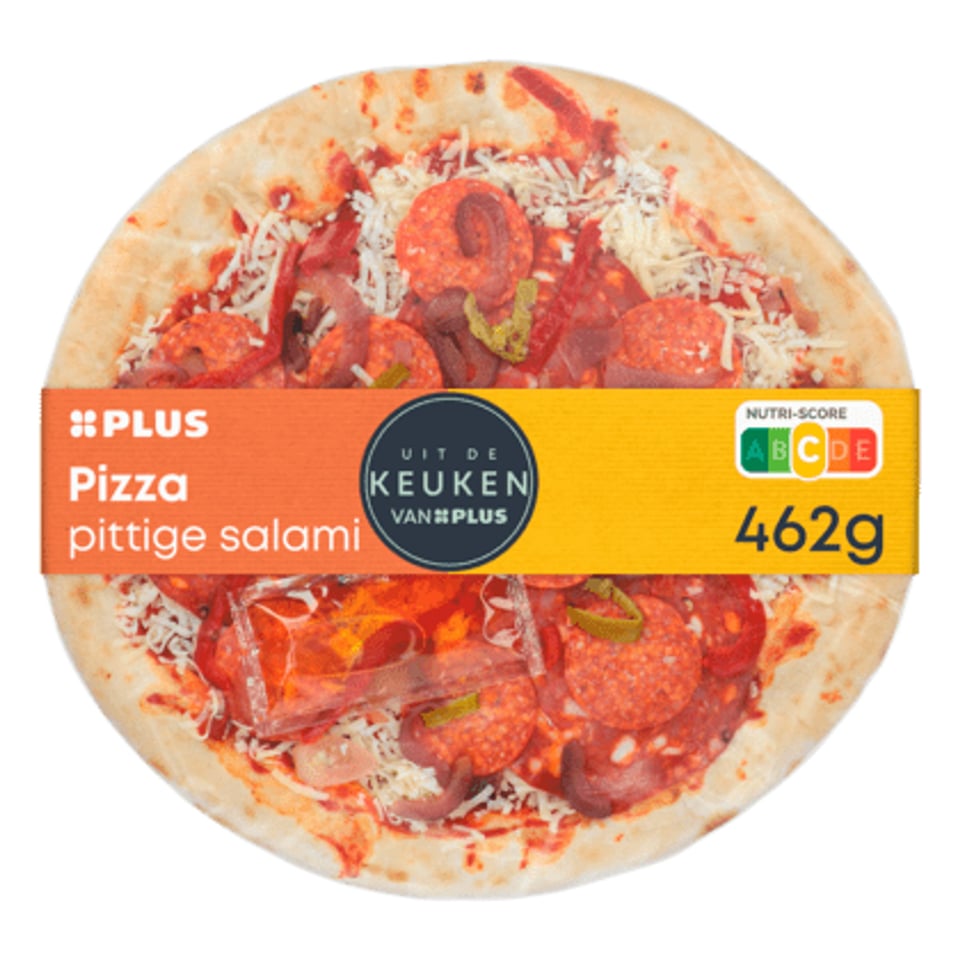 Uit De Keuken Van PLUS Pizza Pittige Salami