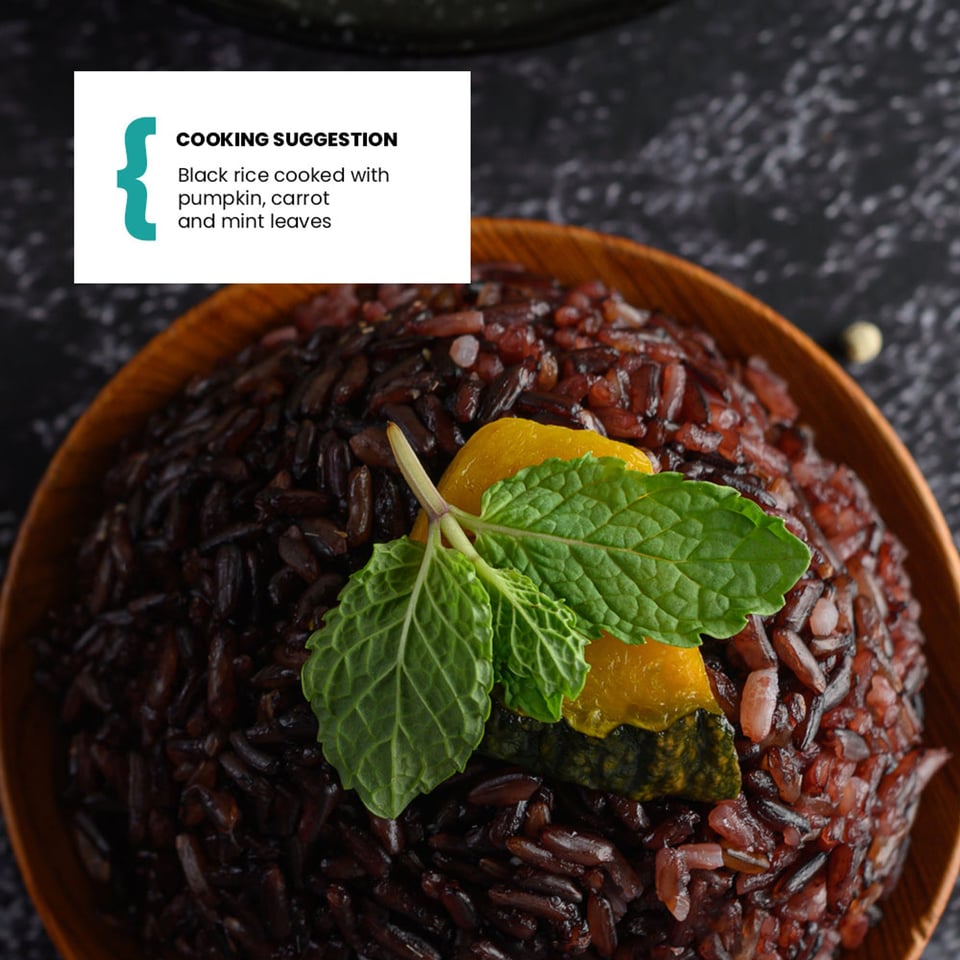 Black Hom Nin Rice (Black Jasmine) Organic