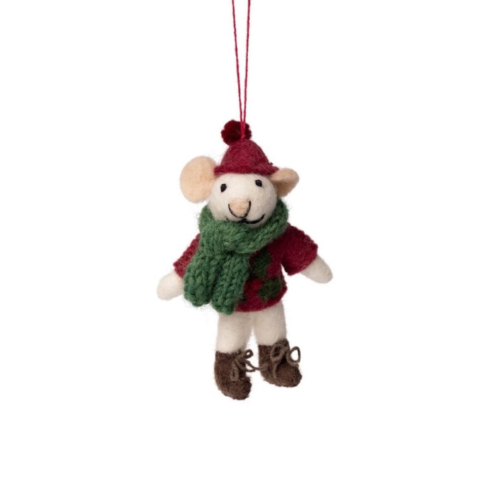 Hanger Muis Holly Berry 3st.