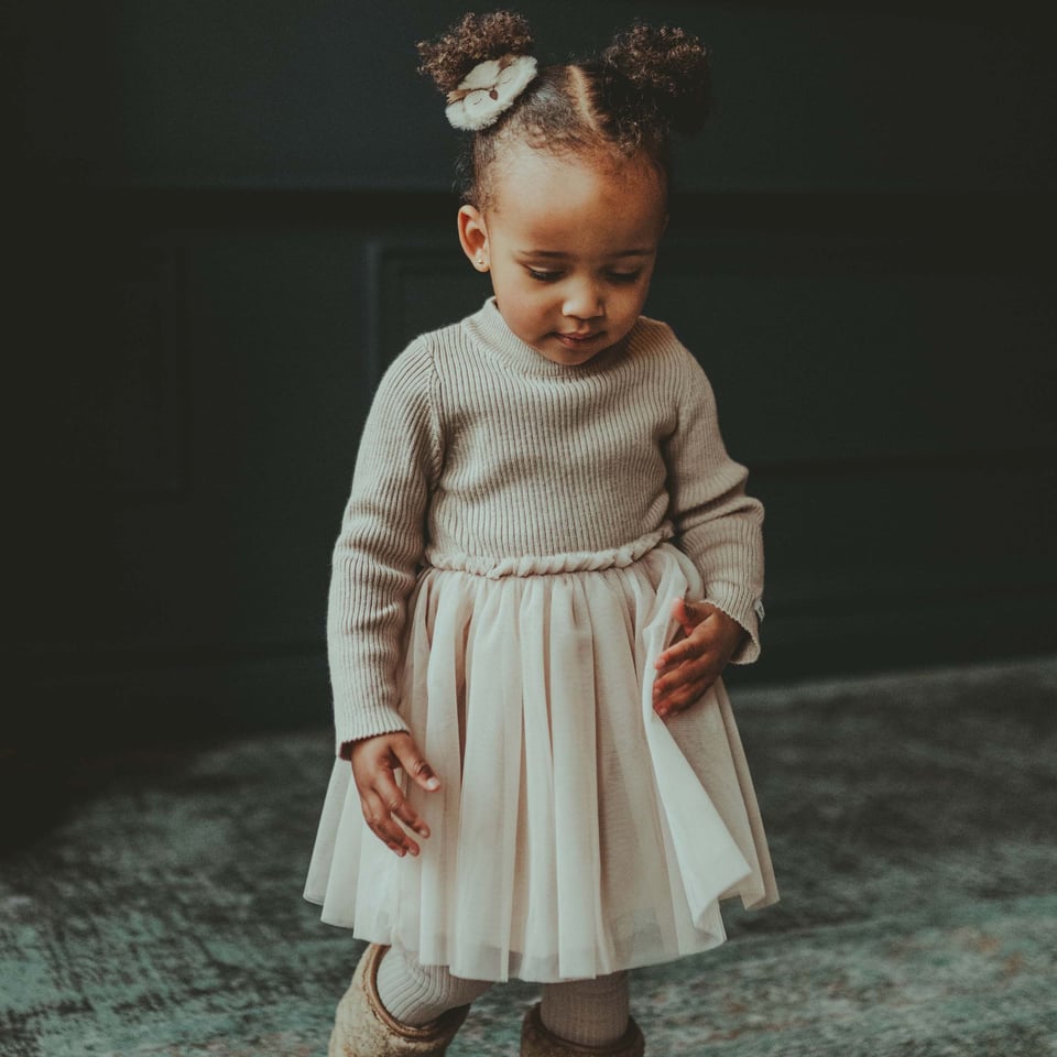 Donsje Lotus Dress Rose Grey