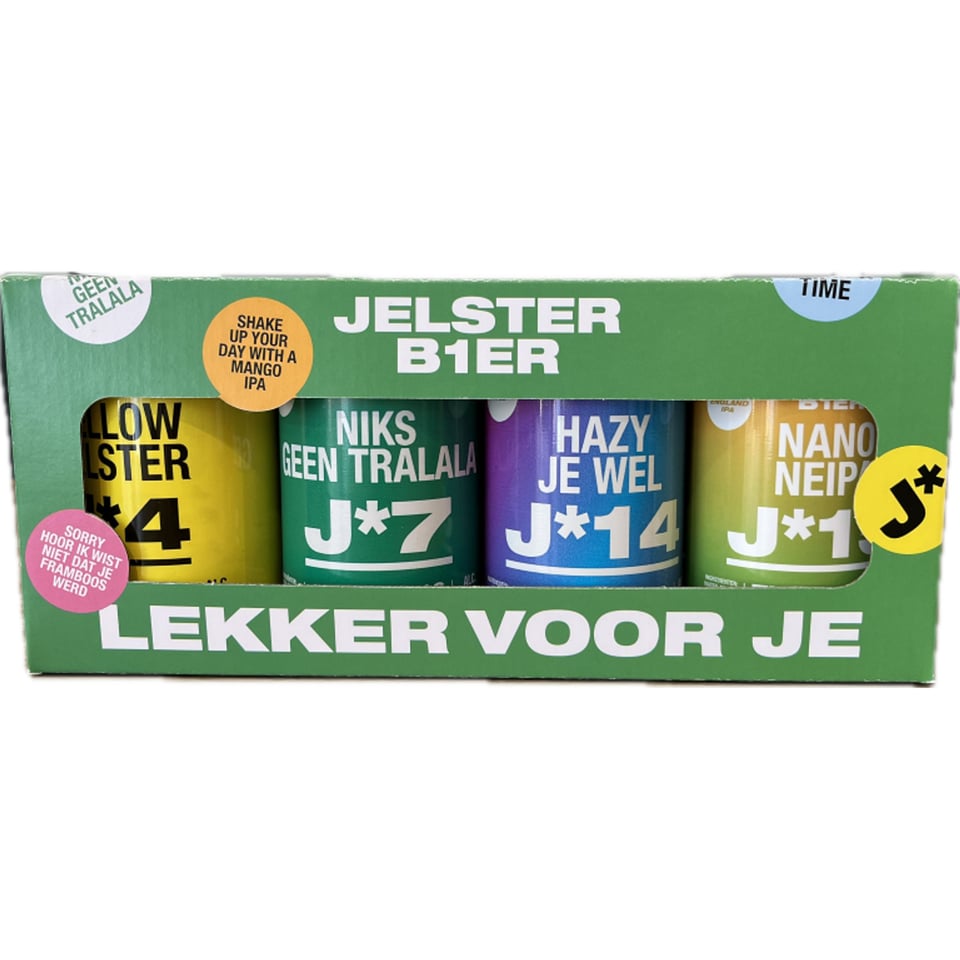 Jelster Lekker Voor Je Cadeauverpakking 4-Pack