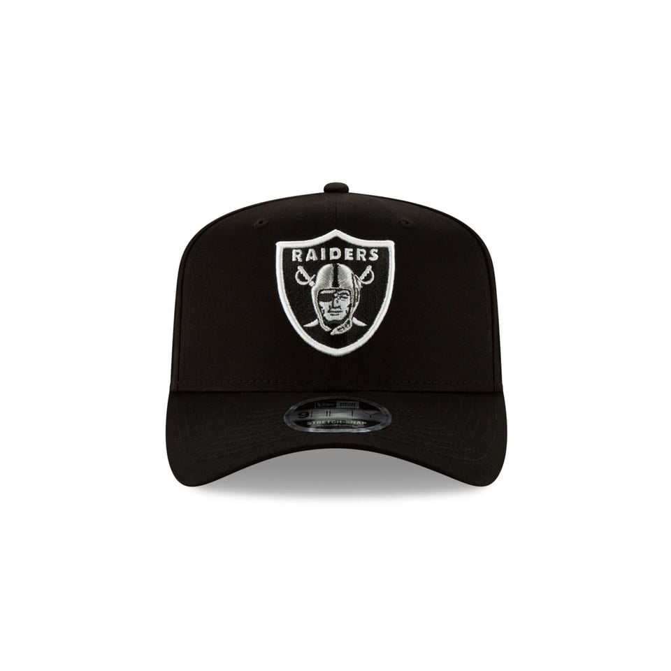 Las Vegas Raiders Black 9FIFTY Stretch Snap Cap