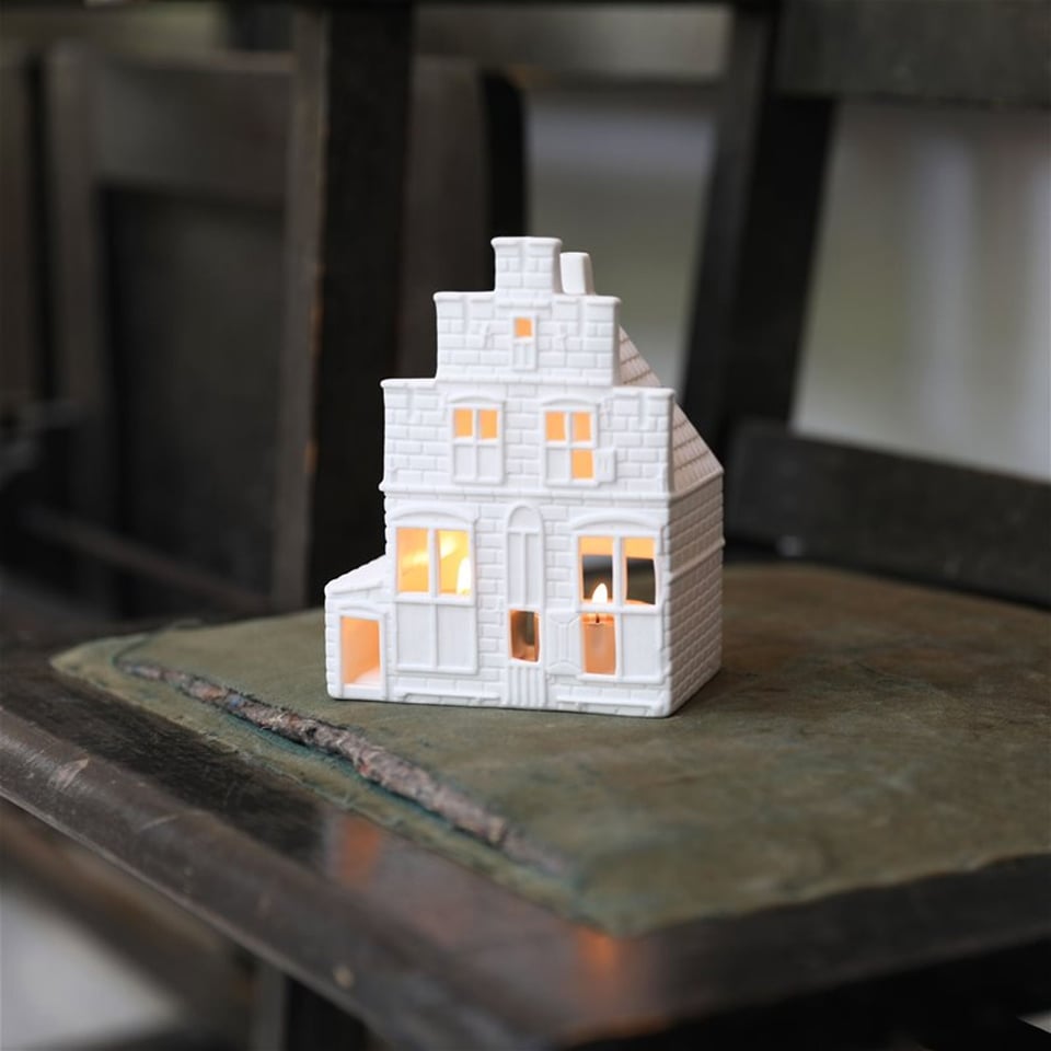 &Klevering Theelichtje Huis Vermeer