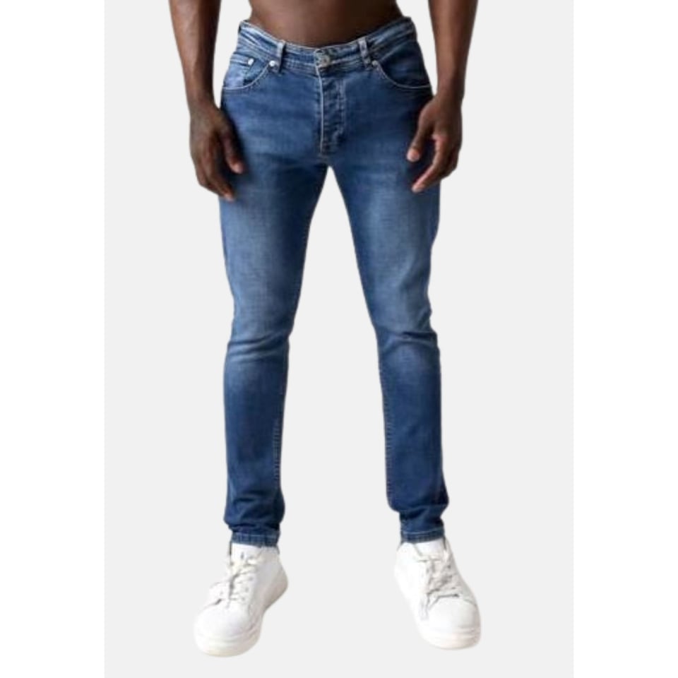 Klassieke Heren Jeans Slim Fit - DC-018 - Blauw