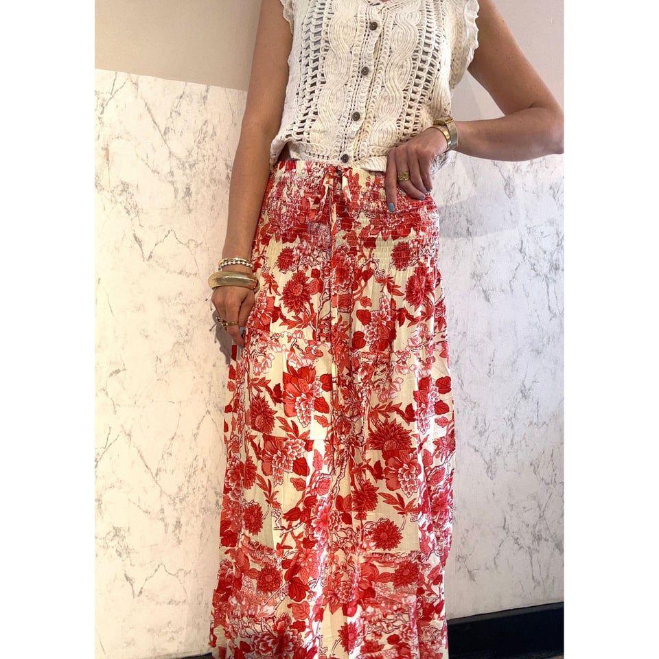 Midi skirt / dress Red Roses