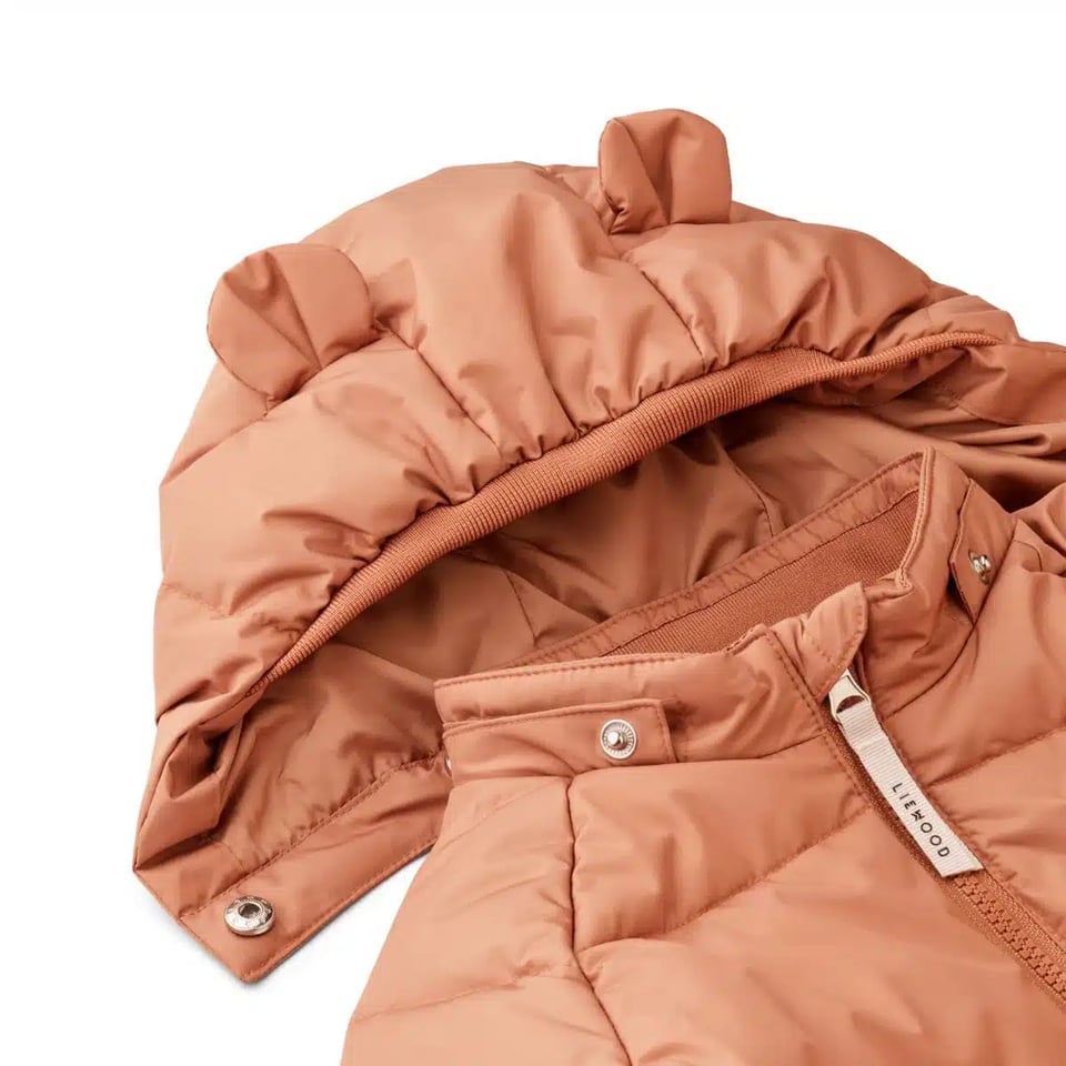 Liewood Polle Down Puffer Jacket-Tuscany Rose