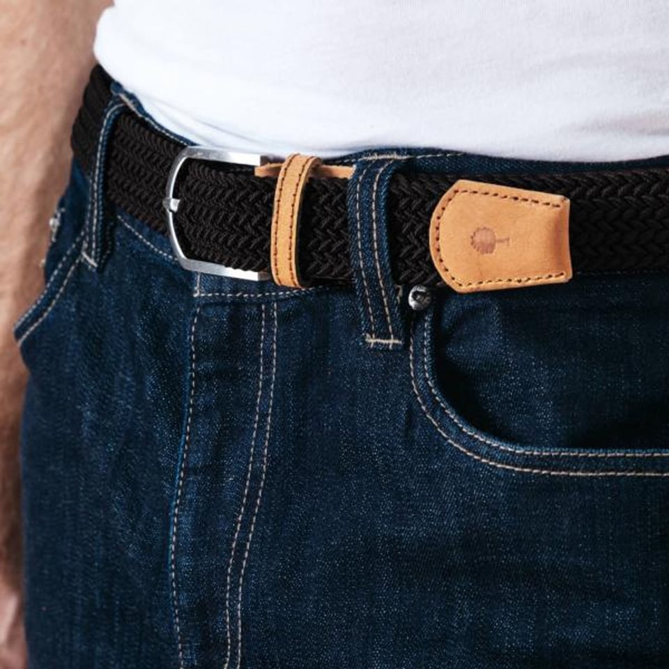 Faguo Belt Black in Recycled Polyester