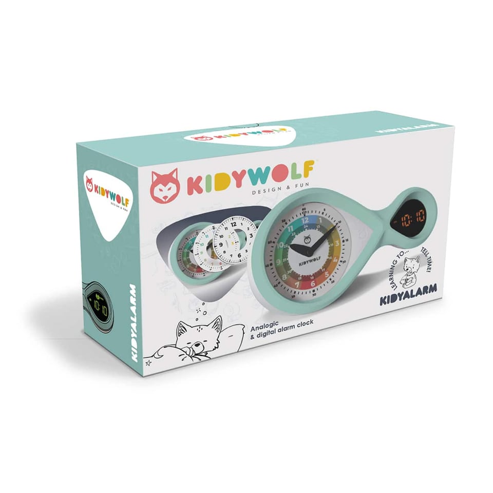 KIDYALARM Educatieve Wekker Mint