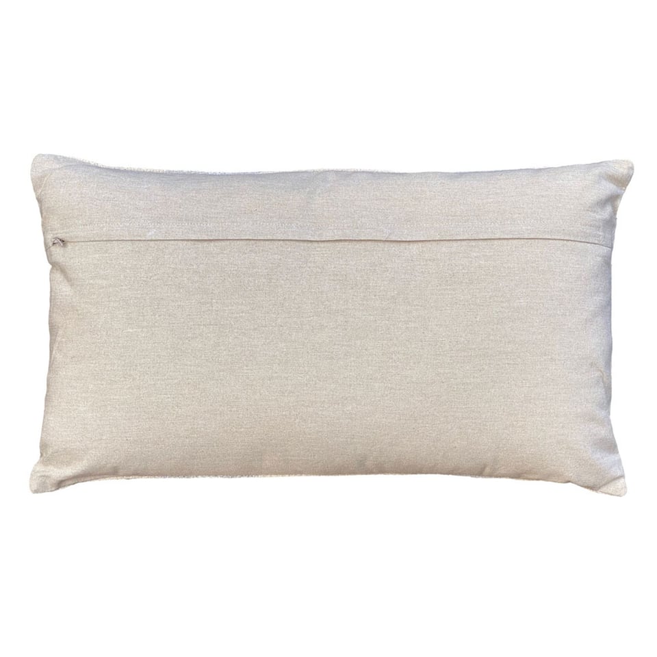 Sierkussen Dots Creme-Wit-Grijs 60x35cm
