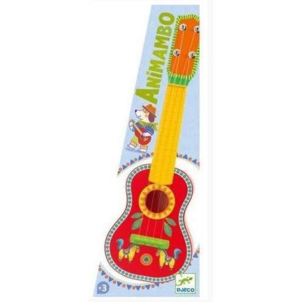 Djeco Animambo Houten Guitar 53 Cm 3+