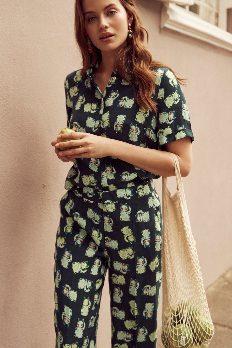 Pants Maneki Blush - Green