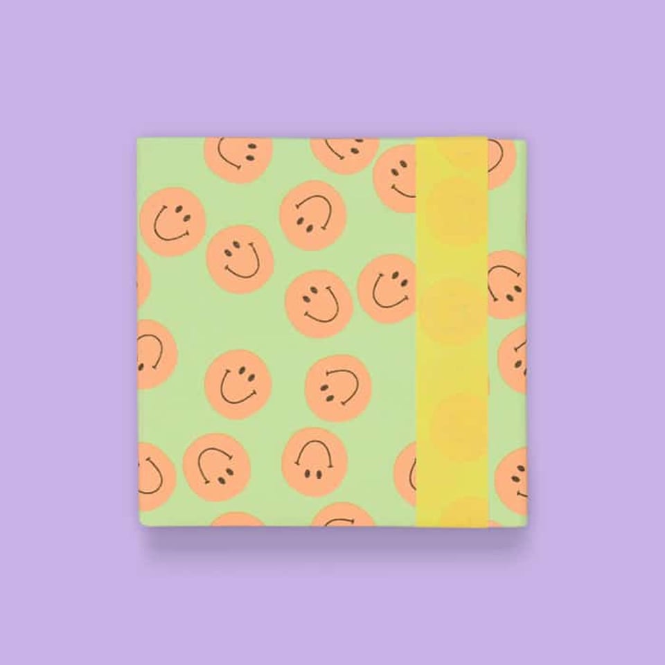 Rol Inpakpapier - Smile Mint - Yellow