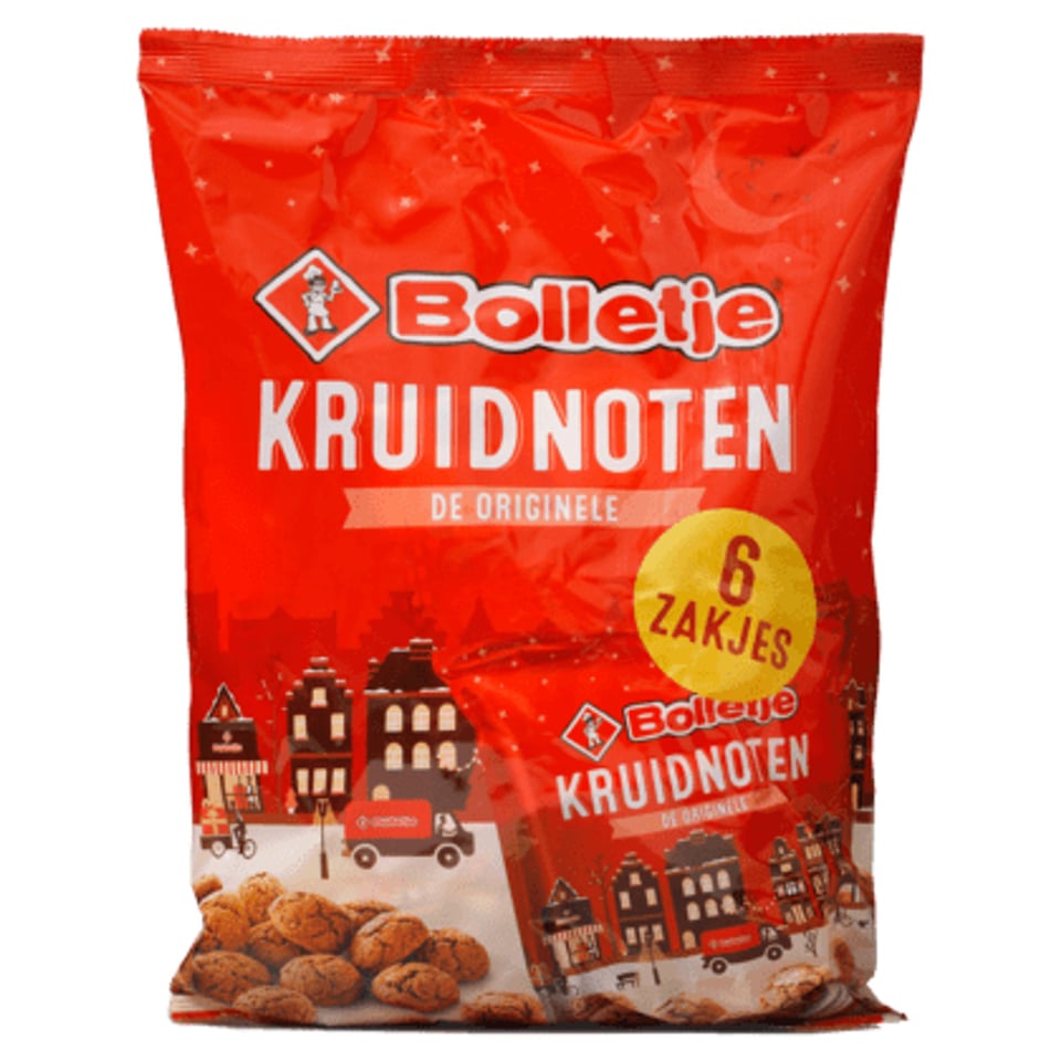 Bolletje Kruidnoten Kleine Zakjes 6 X 50 Gram