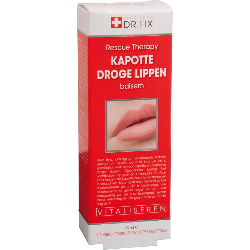 Dr. Fix Kapotte Droge Lippen Balsem - 15 Ml - Lippenbalsem