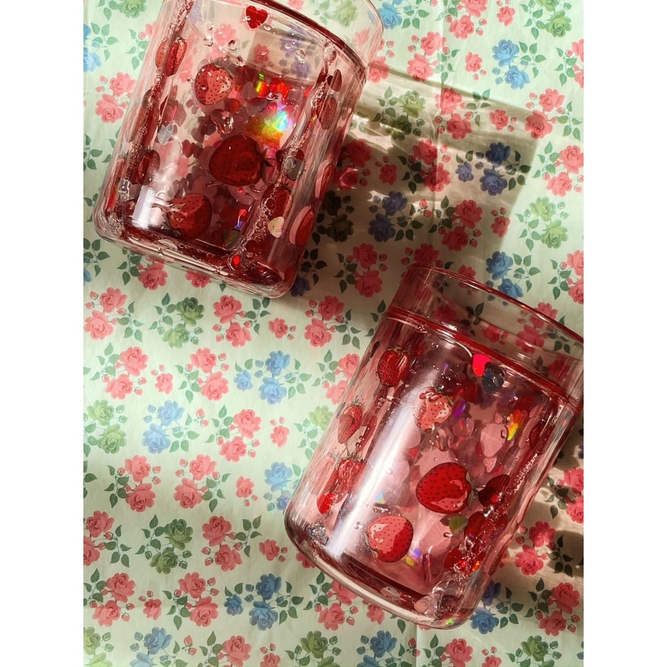 Konges Sløjd 2 Pack Glitter Cups Fragola