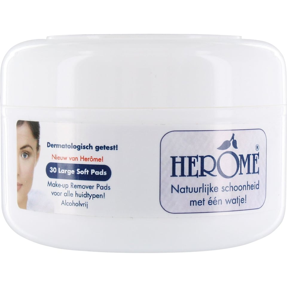 Herome Eye Care Eye & Face Make-Up Remover Pads - Oog- en Gezichtsreiniging - Effectieve Reiniging Met Kamille - 30 Pads