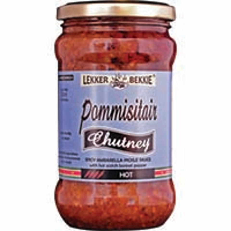 Lekker Bekkie Pommisitair Chutney 290ml