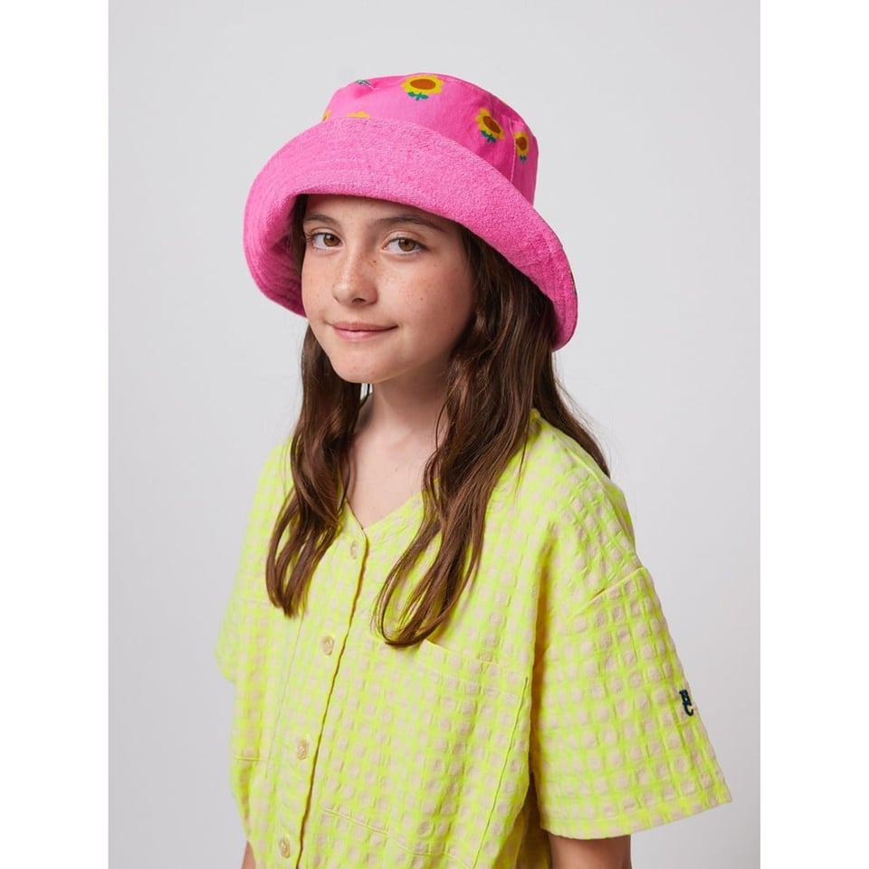 Bobo Choses Sunflower All Over Reversible Hat