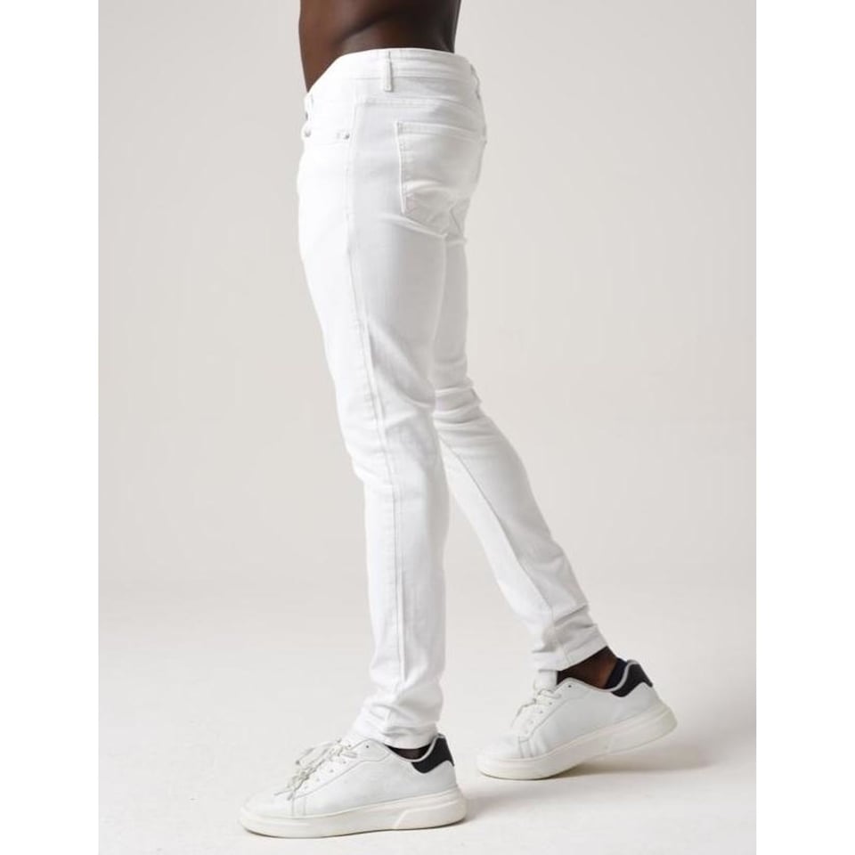Witte Jeans Heren Slim Fit - LF/DNM/1089 - Wit