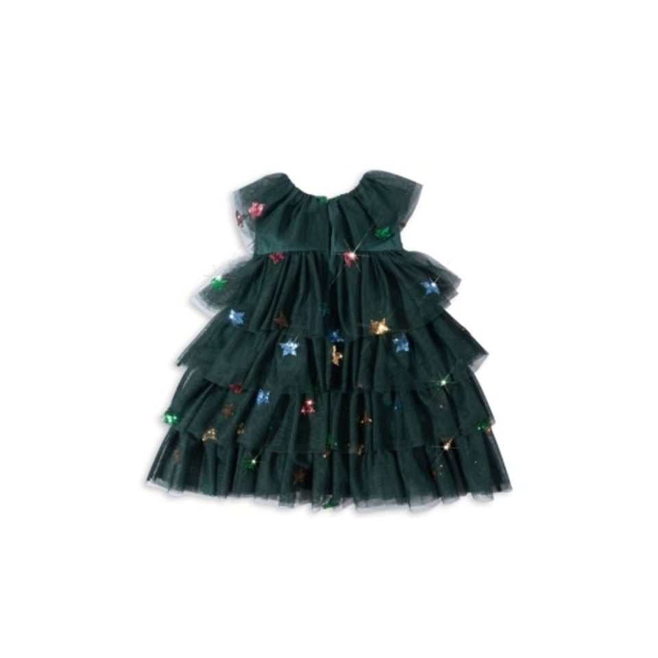 Konges Sløjd Yvonne Christmas Dress Hunter Green