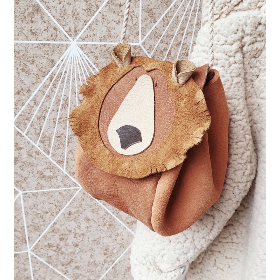 Atelier Ovive - Grizzly bear bag peach