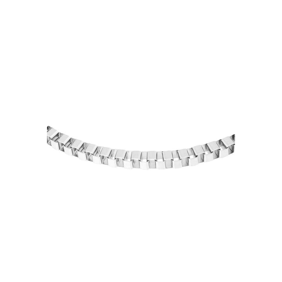 Bandhu Box Chain Necklace - Silver