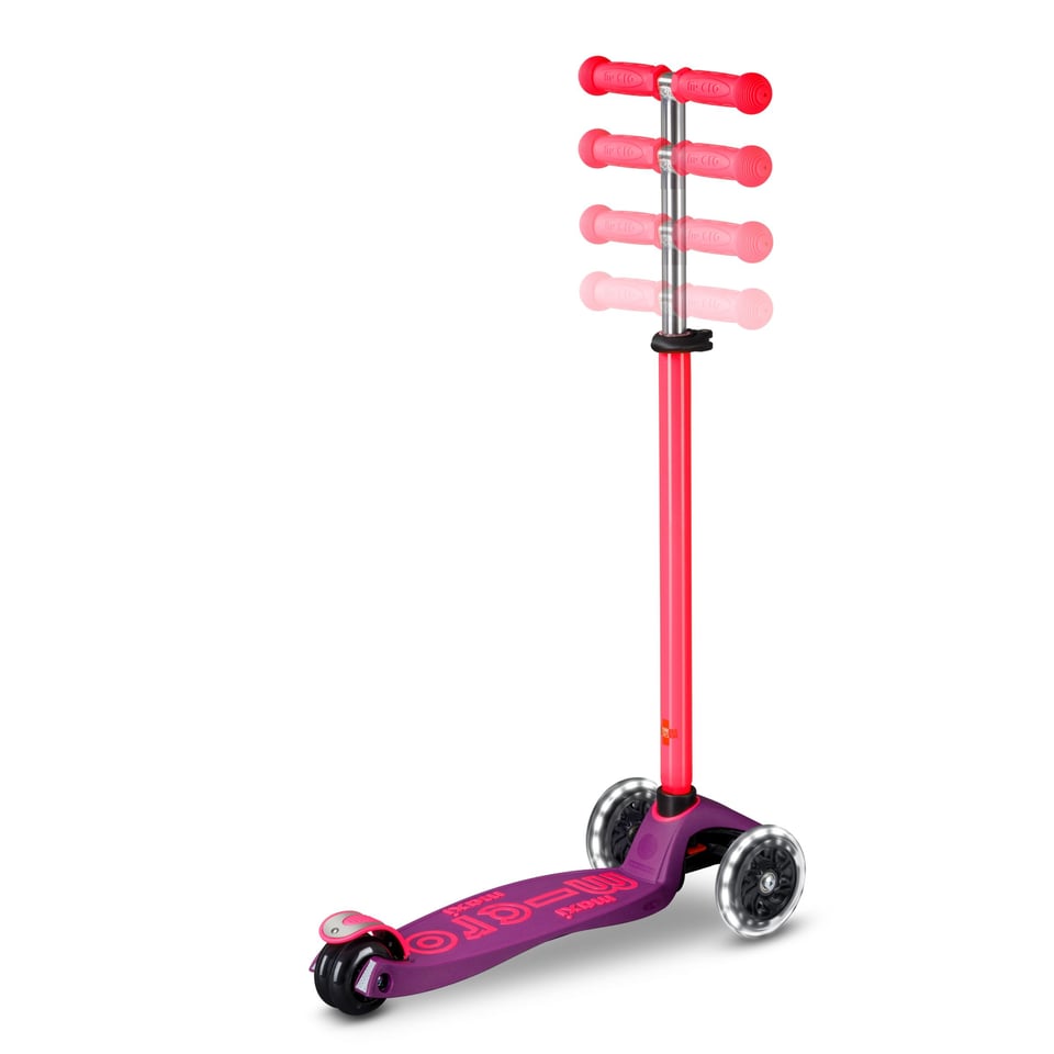 Maxi Micro Step Deluxe LED Paars Roze Neon