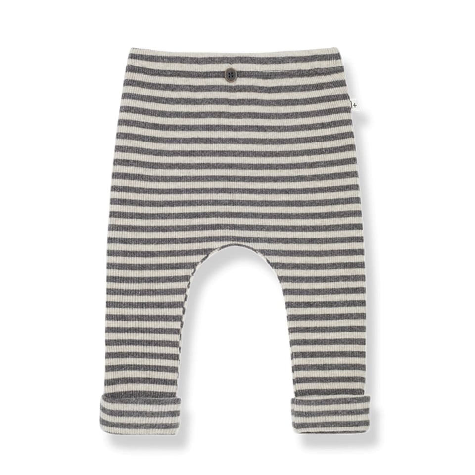 1+ In The Family Eusebi Striped Legging Oatmeal