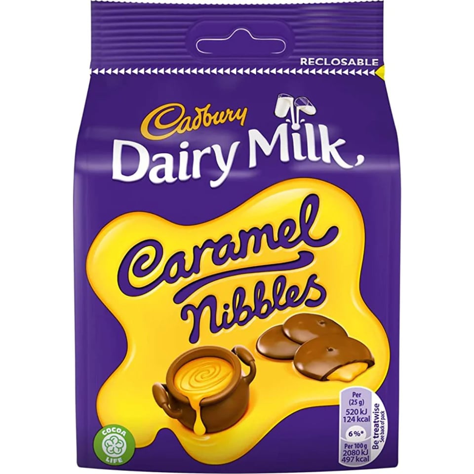 Cadbury Nibbly Caramel 95G