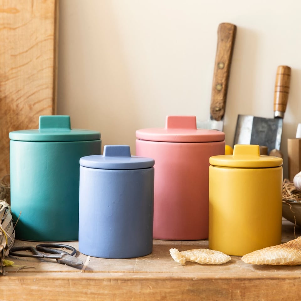 KITSCH KITCHEN Voorraadpot L Roze
