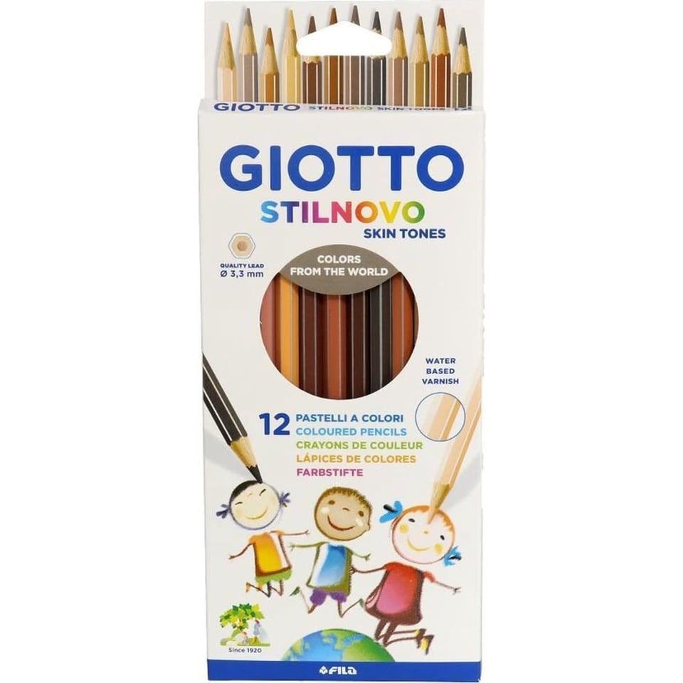 Giotto Stilnova Potloden Huidskleuren 12 Stuks 3+