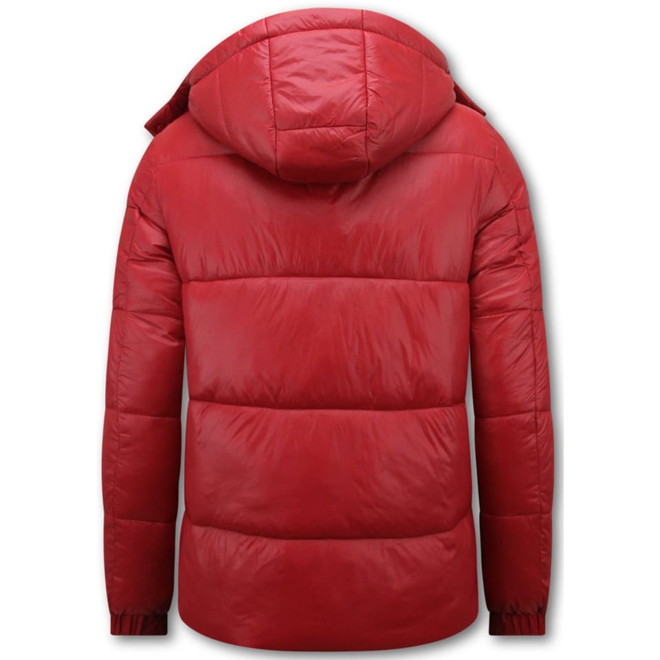 Puffer Jacket - Heren Winterjassen Volwassen - 8055 - Rood