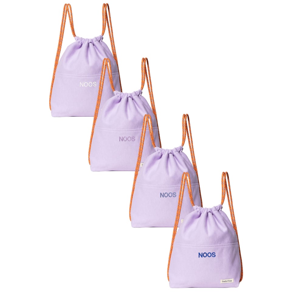 Lilac Jersey Gym Bag